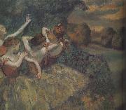 Edgar Degas Four dance painting